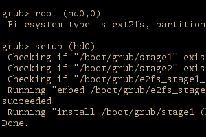 Screenshot of configuring boot step 4.