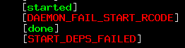 Screenshot of boot failure.