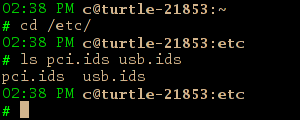 Screenshot of updating IDs.